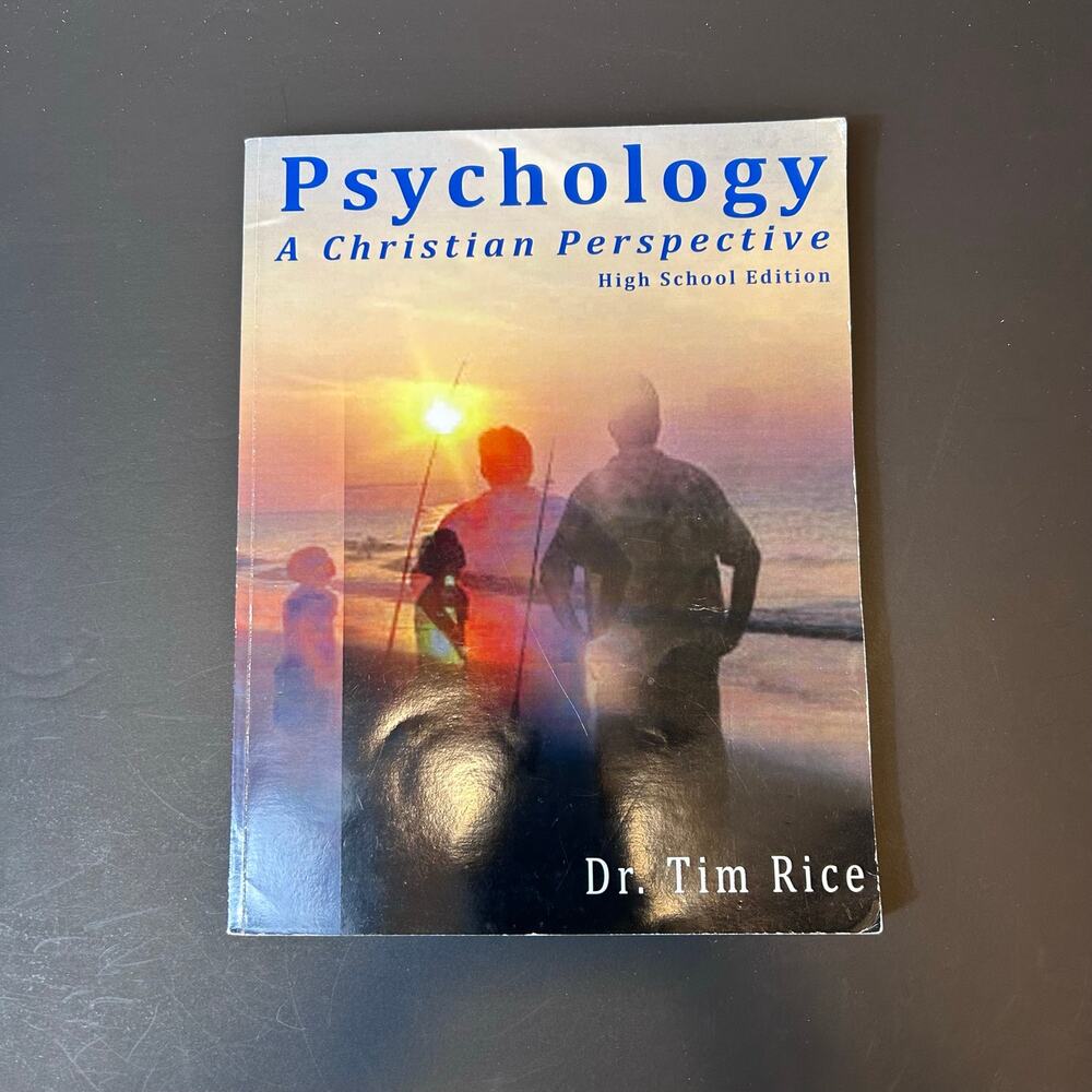 Book Psychology A Christian Perspective - High School Edition By Dr. Tim Rice
